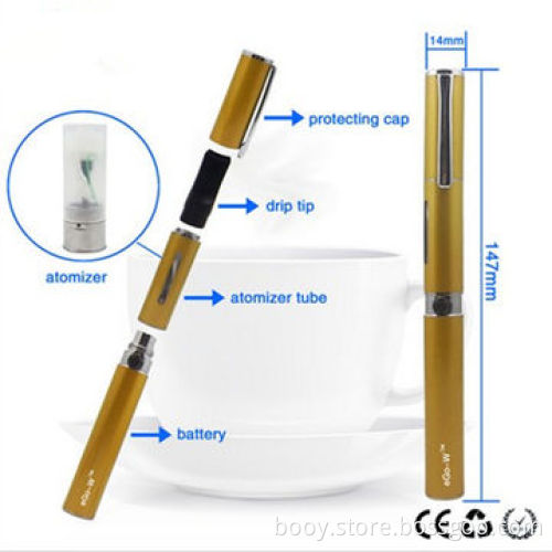 Hot selling pen style new eGo-W E-cigarette with 6-month warranty